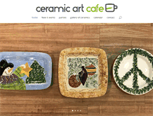 Tablet Screenshot of ceramicartcafe.com